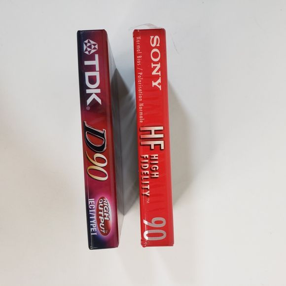 2 New Sealed Sony Hi Fi  TDK D90 Blank Audio Cassette Tapes Normal Bias 90 min - Picture 6 of 6